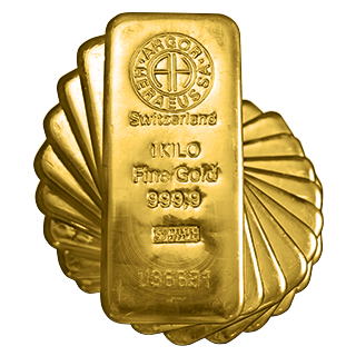 Slitek investičního zlata Argor heraeus 1kg